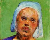 保罗 高更 : Portrait of a Pont-Aven Woman